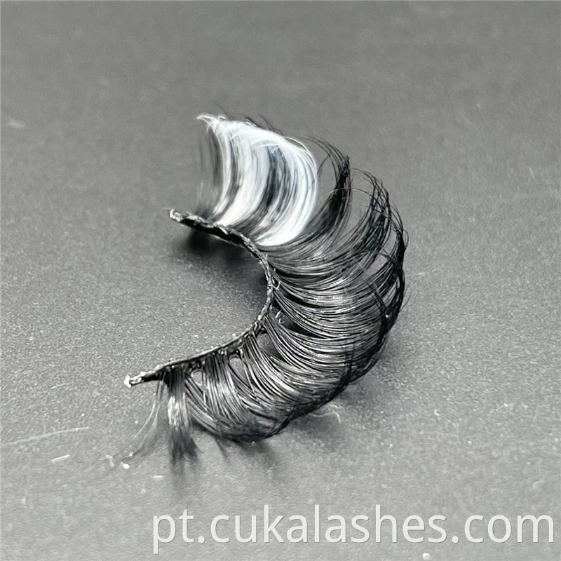 White Dd Curl Russian Lashes